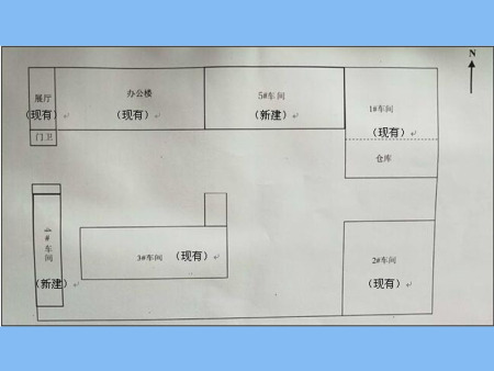 厂房平面示意图1