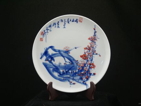 梅花瓷盘