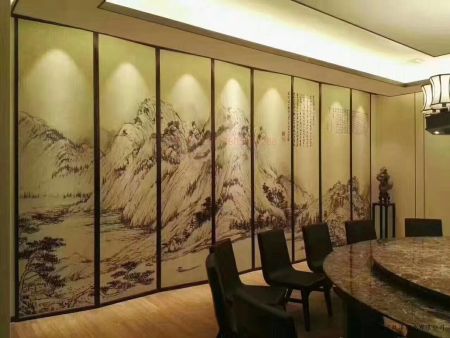 酒店大堂移動屏風隔斷