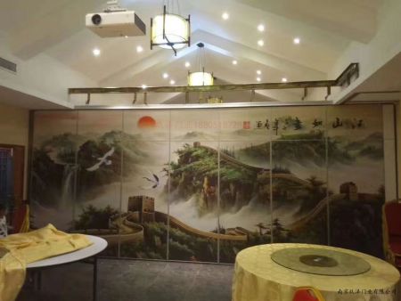 酒店大堂移動屏風隔斷