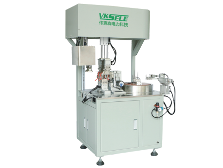 Winding wire tying machine