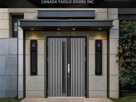 加拿大精雕铸铝门