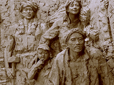 雕塑3d打印_数字建模_人物_白钢_水泥_泡沫雕塑-沈阳赵野雕塑有限公司