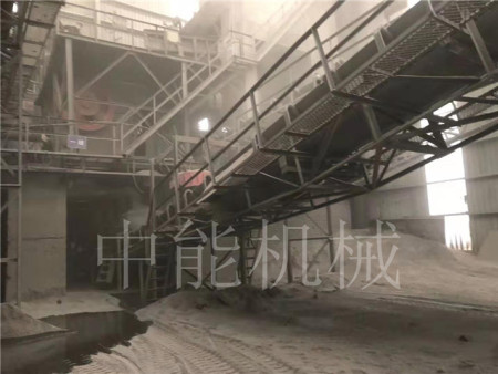 中能机械为横山矿业大型石料场进行除尘设备整改现场