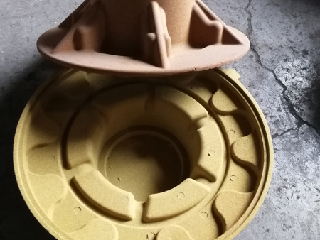 轮毂覆膜砂壳模壳芯铸造模具