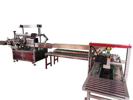 HJ628貼標標后道包裝線