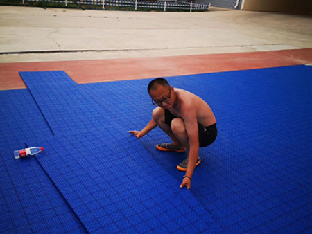 兰州市消防支队（悬浮式拼装篮球场)2