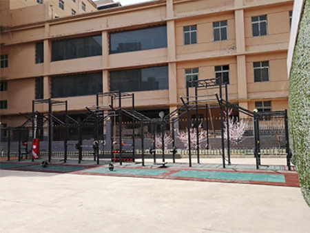 特勤一中队18米体能训练架3