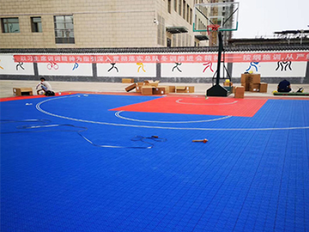 兰州市消防支队（悬浮式拼装篮球场)1