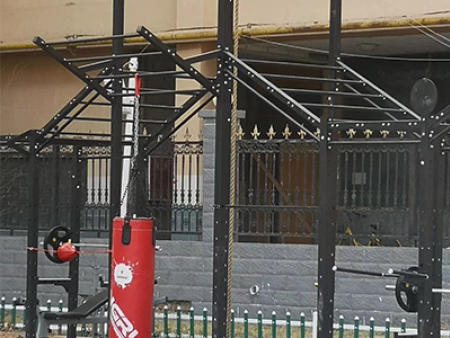 特勤一中队18米体能训练架2