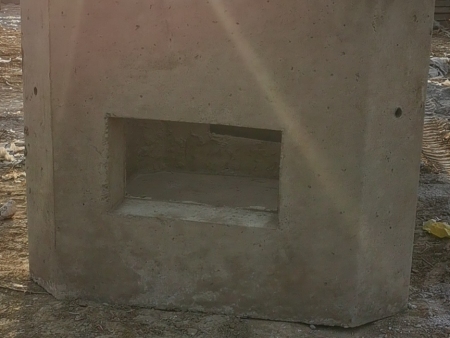 朝阳市高铁站电缆井施工现场