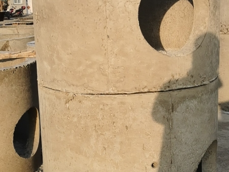 检查井污水井安装现场