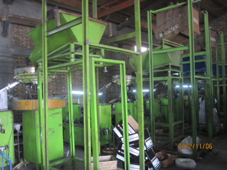 Coil steel nails workshop
