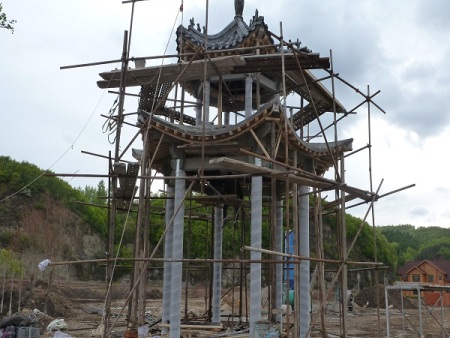 古建凉亭施工过程