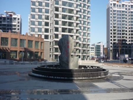 奥林国际雕塑音乐喷泉