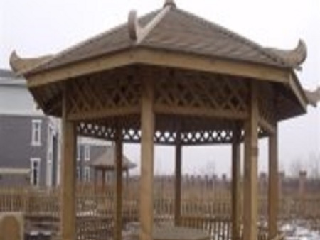 防腐木凉亭