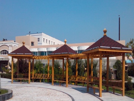 中行省分行防腐木亭廊