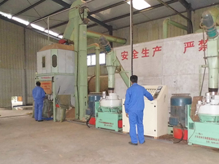 生物质颗粒内部车间展示