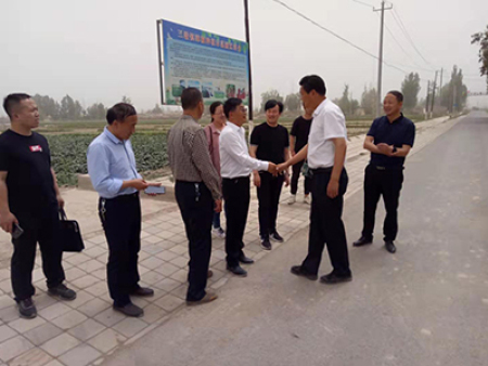 区领导视察工作
