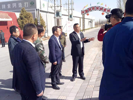 区委书记视察工作