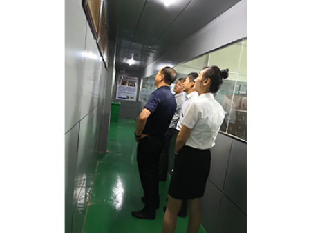 工信委领导视察工作