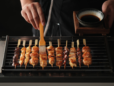 这些很细致的日式串烧，跟我们平时吃的烧烤不太一样！