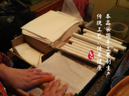 手工艾条卷制图