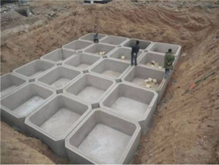 沈阳化粪池施工现场