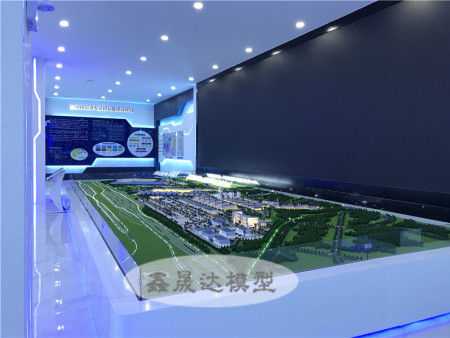 柳州铁路港核心区沙盘模型控制系统安装交付使用