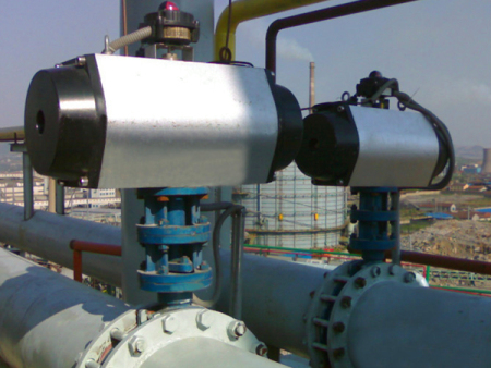 氣動閥門客戶使用現場