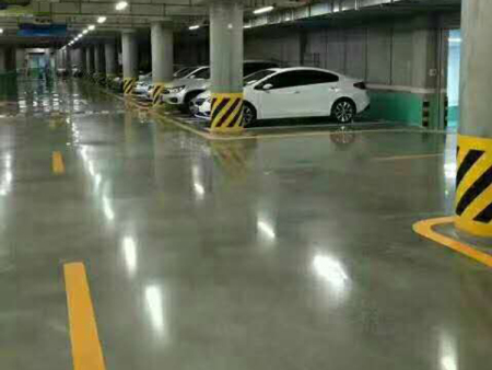 停车场固化地坪施工样板