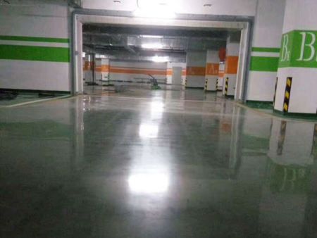 地下车库固化地坪施工样板