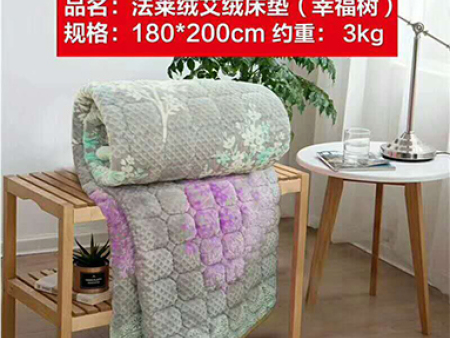 法莱绒艾绒床垫