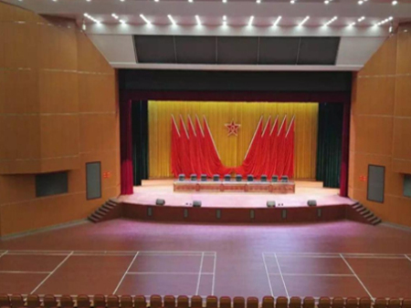 解放军驻洛某部礼堂舞台灯光音响系统