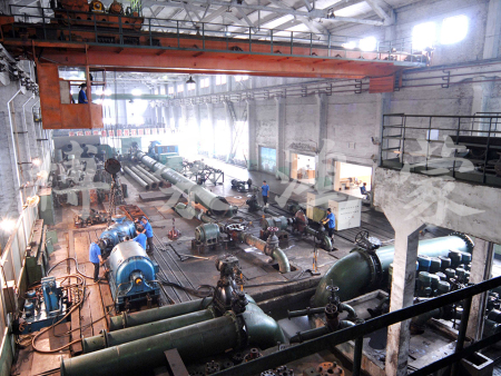 试泵站工作场景