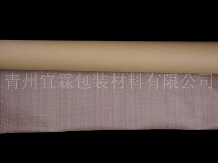 本色牛皮复合编织布