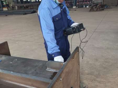 十字型钢柱出厂前探伤自检