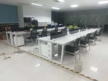 钢架组合办公桌