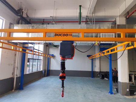 立柱式-双轨单梁-手握智能提升机