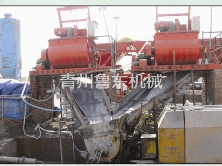 HZS双25混凝土搅拌站