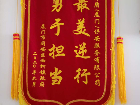 西柯鎮政府錦旗