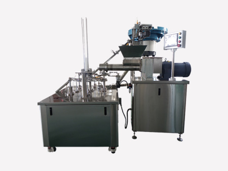 Filling and capping machine