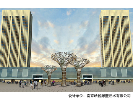 商業廣場雕塑設計