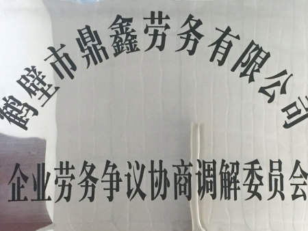 鹤壁市鼎鑫劳务有限公司企业劳务争议协商调解委员会 鹤壁市鼎鑫劳务有限公司企业劳务争议协商调解委员会