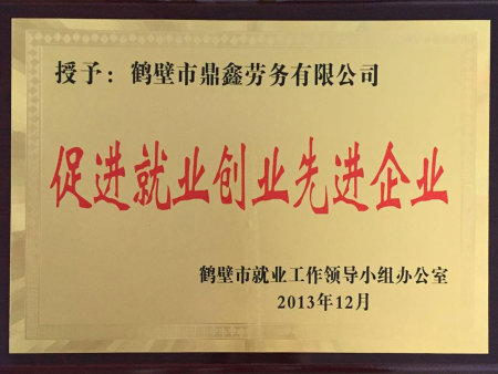 促进就业创业先进企业(鹤壁市就业工作领导小组办公室) 促进就业创业先进企业(鹤壁市就业工作领导小组办公室)