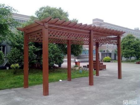 防腐木廊架