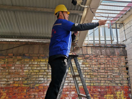 监控摄像安装现场