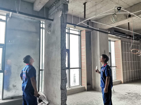 监控摄像安装现场