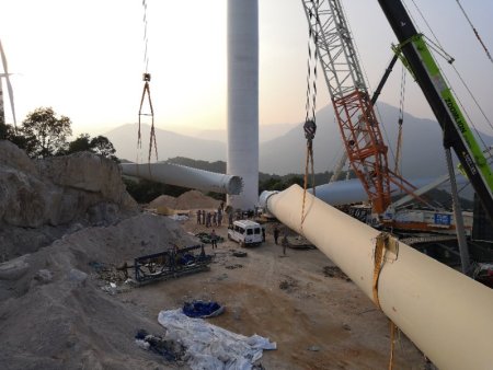 中核汇能福建南安高嵛山70MW风电工程5