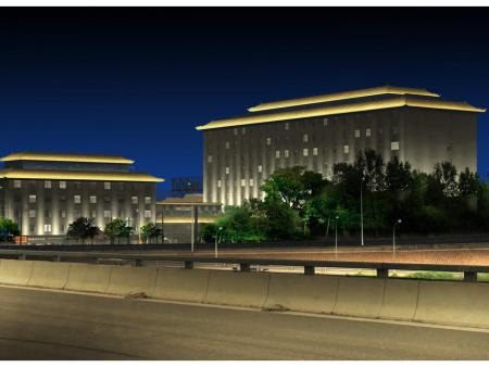 北京朝阳区广渠路沿线夜景景观照明建设项目四标段效果图